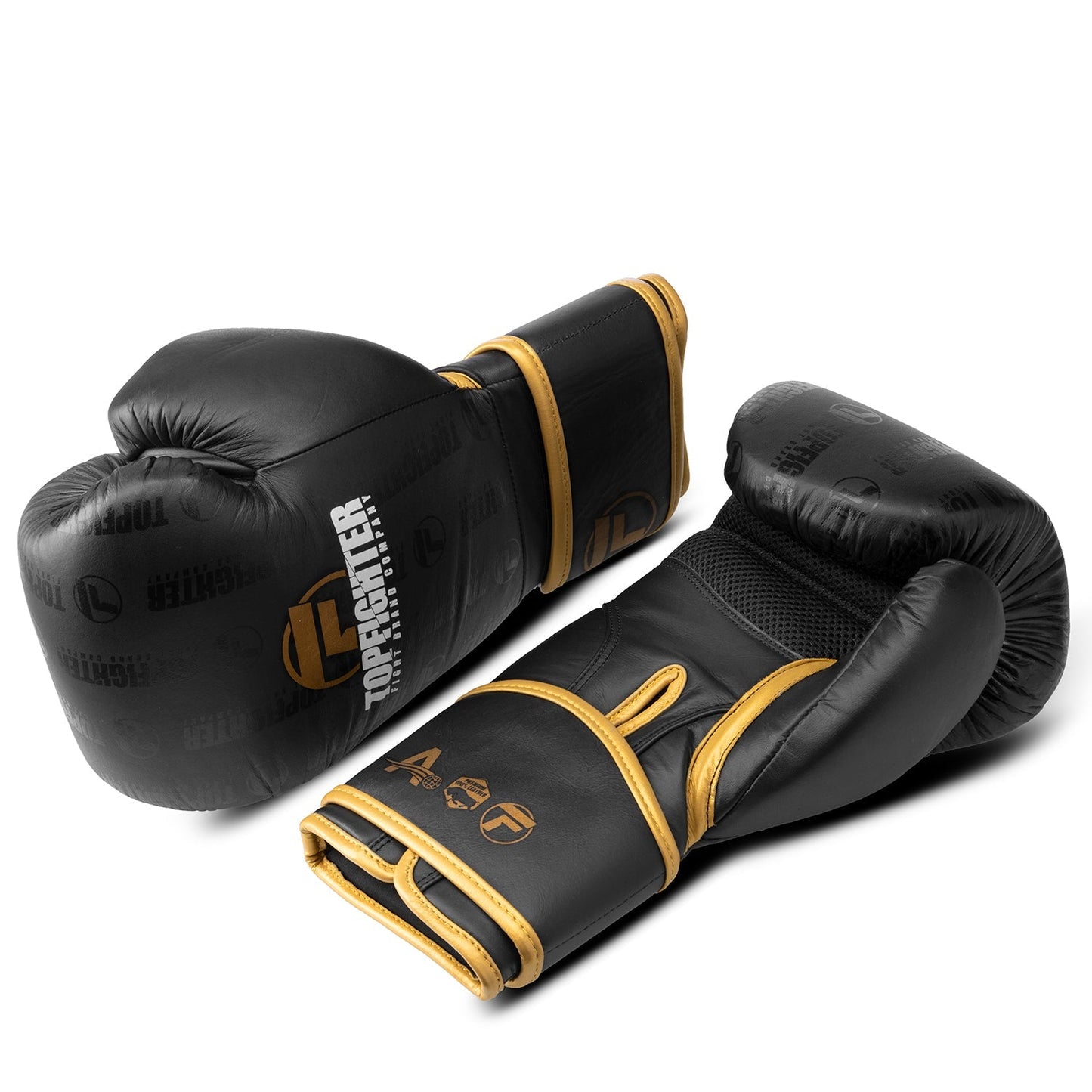 Topfighter Bokshandschoenen Atlas • Zwart/Goud