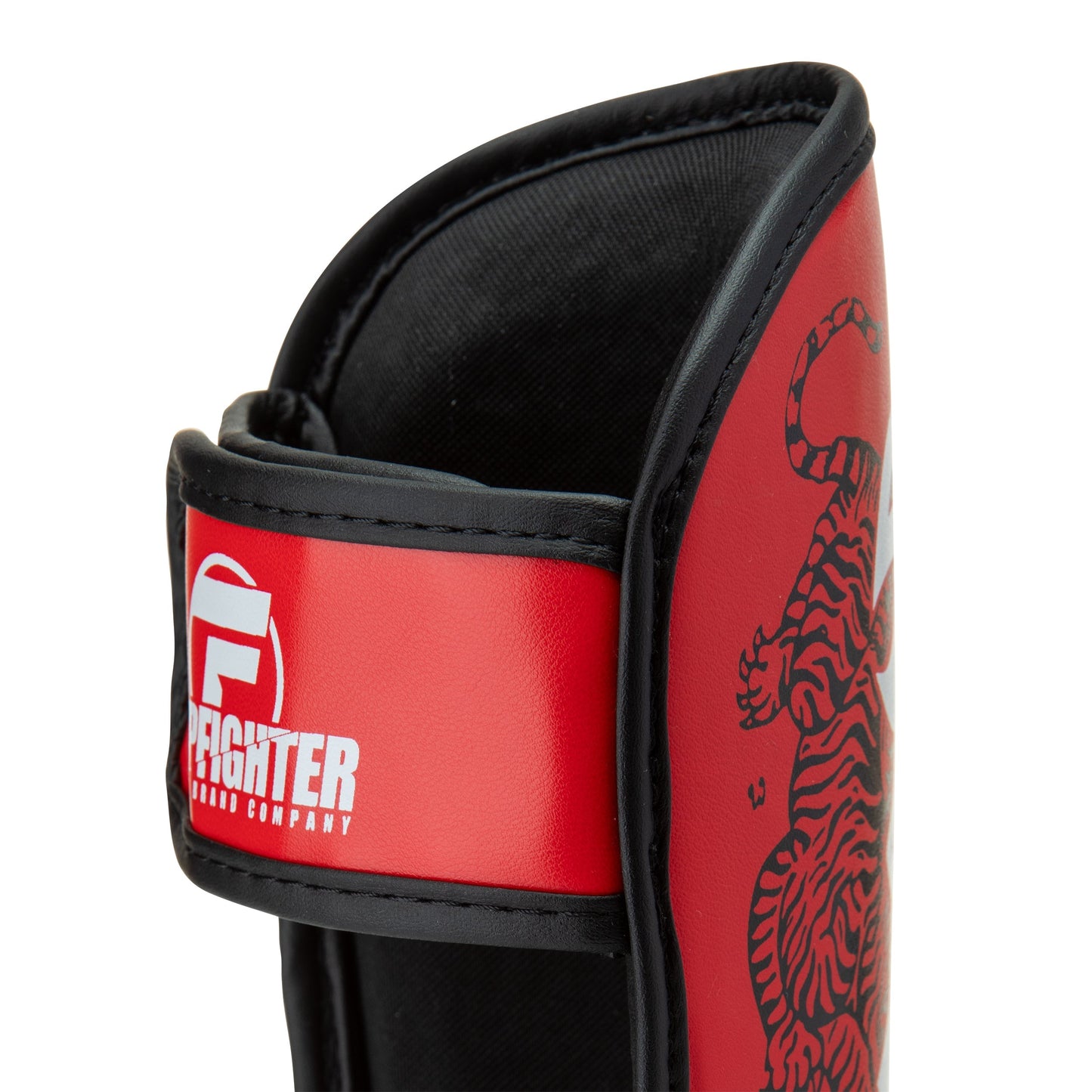 Topfighter Shin Guards "Thai Art" • Red/White