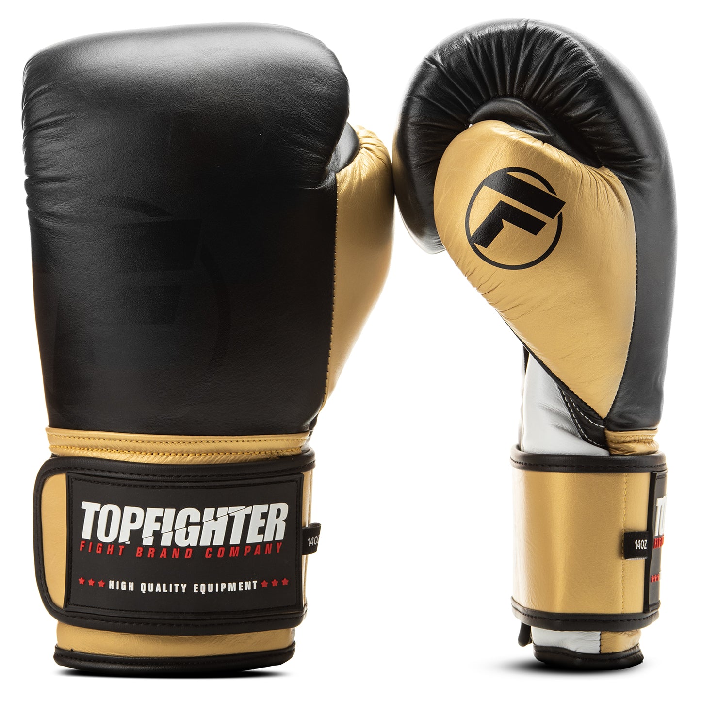 Topfighter Boxing Gloves Heavy Shock • Black/Gold