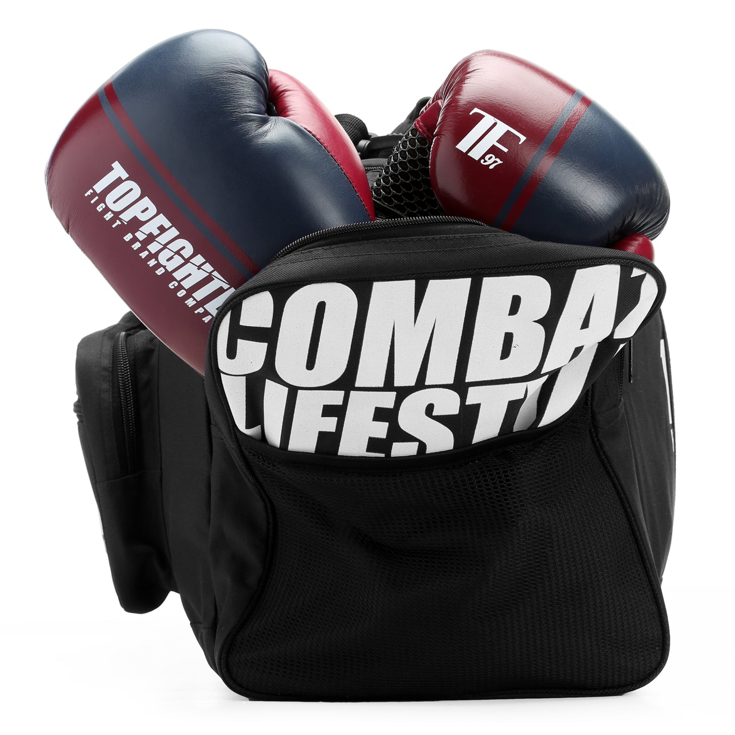 Topfighter Combat Lifestyle Sporttas • Zwart/Zwart