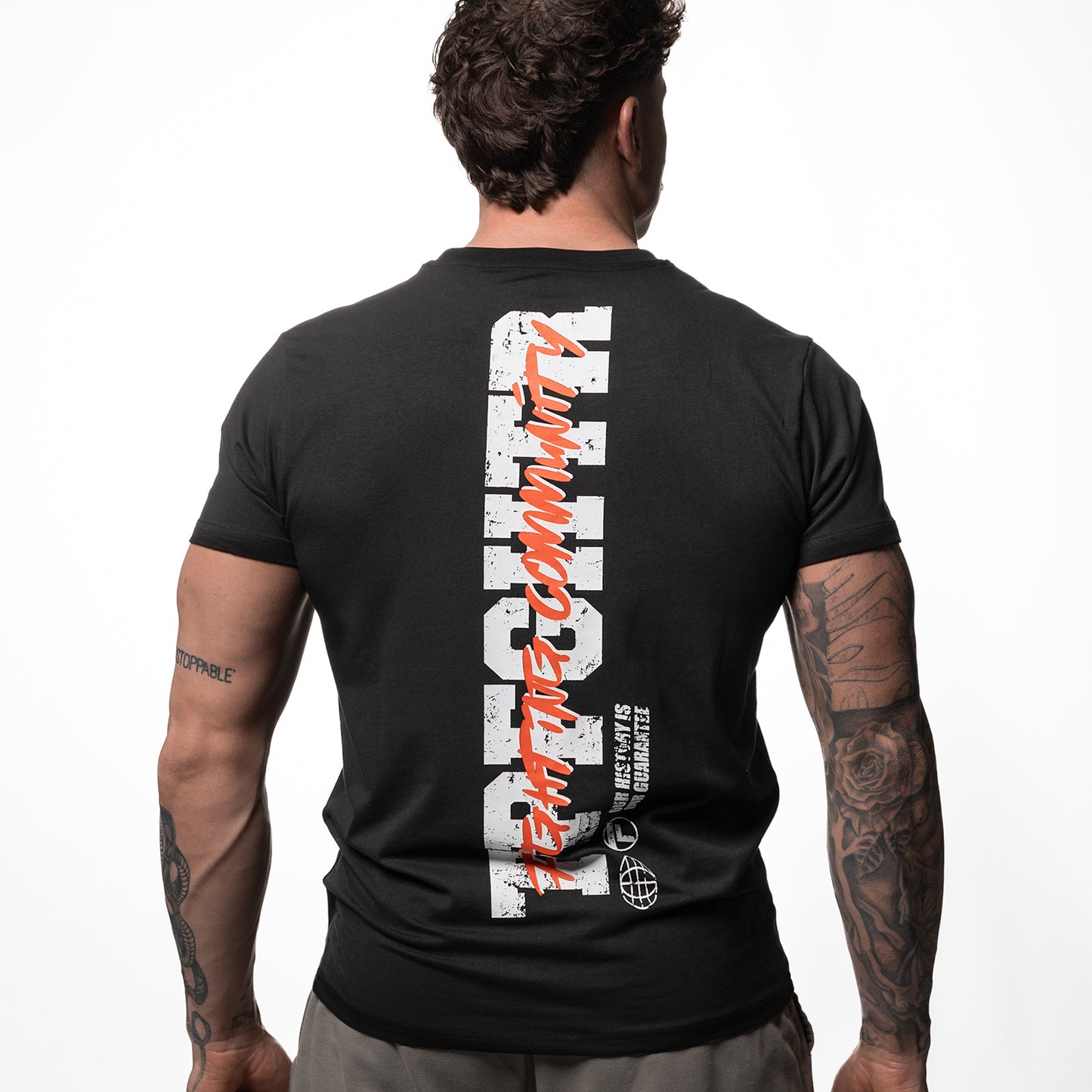 Topfighter "Fighting Community" T-Shirt • Zwart