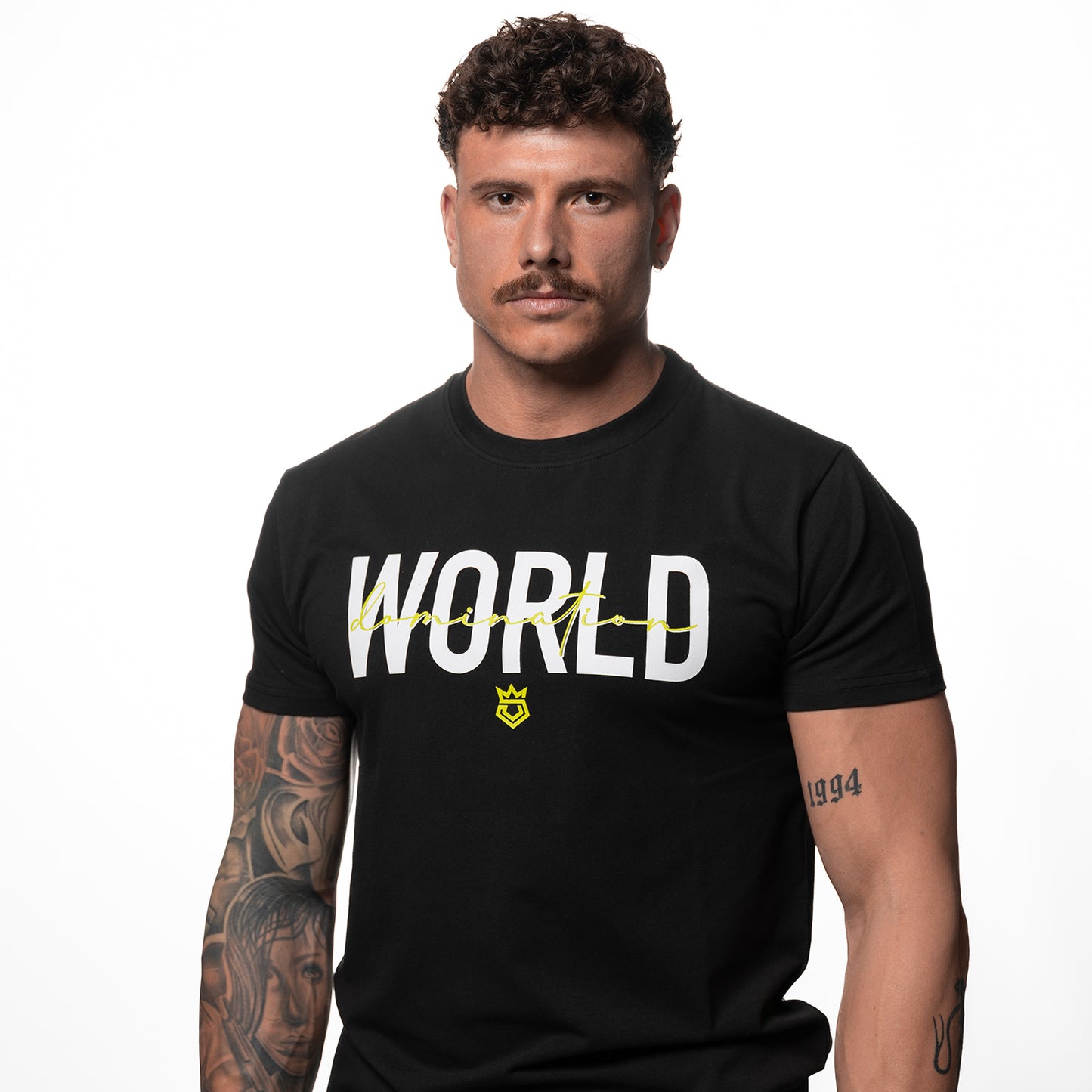Topfighter "World Domination" T-Shirt • Zwart