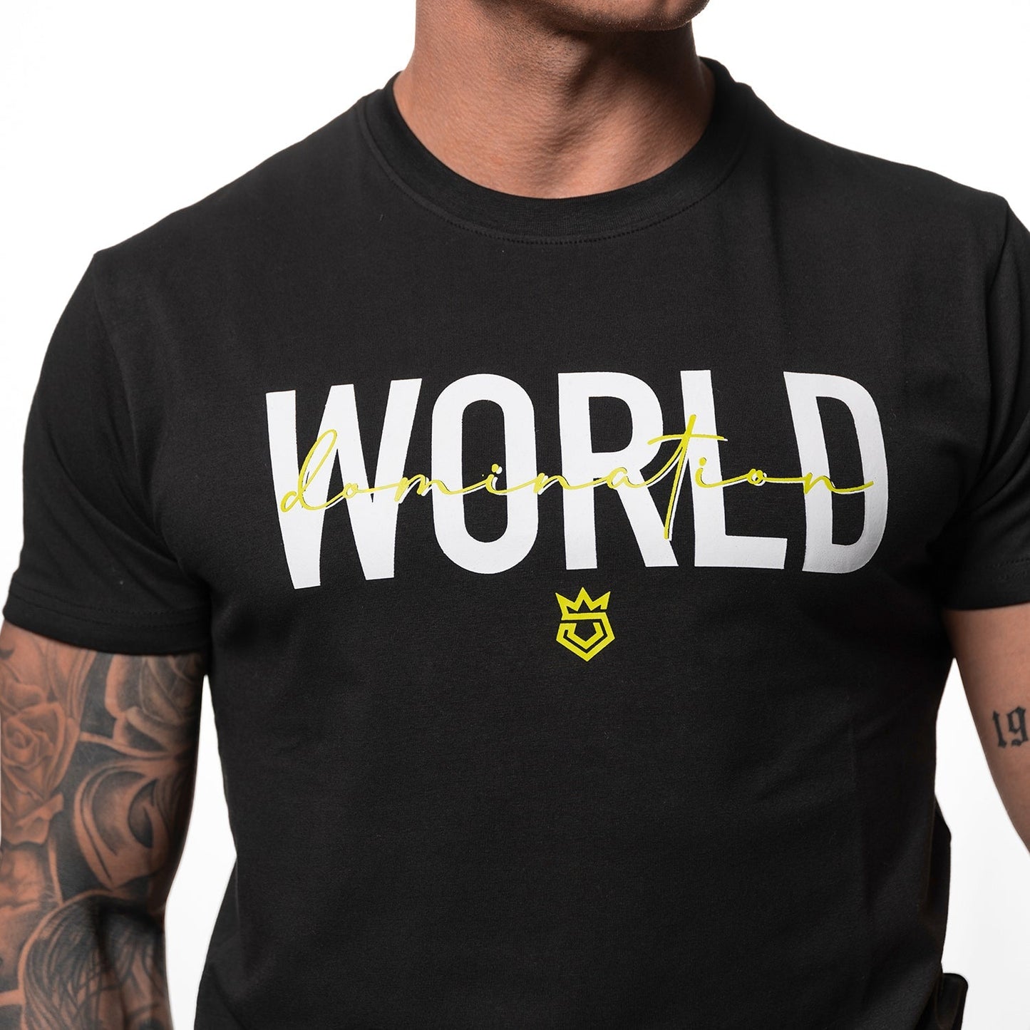 Topfighter "World Domination" T-Shirt • Zwart