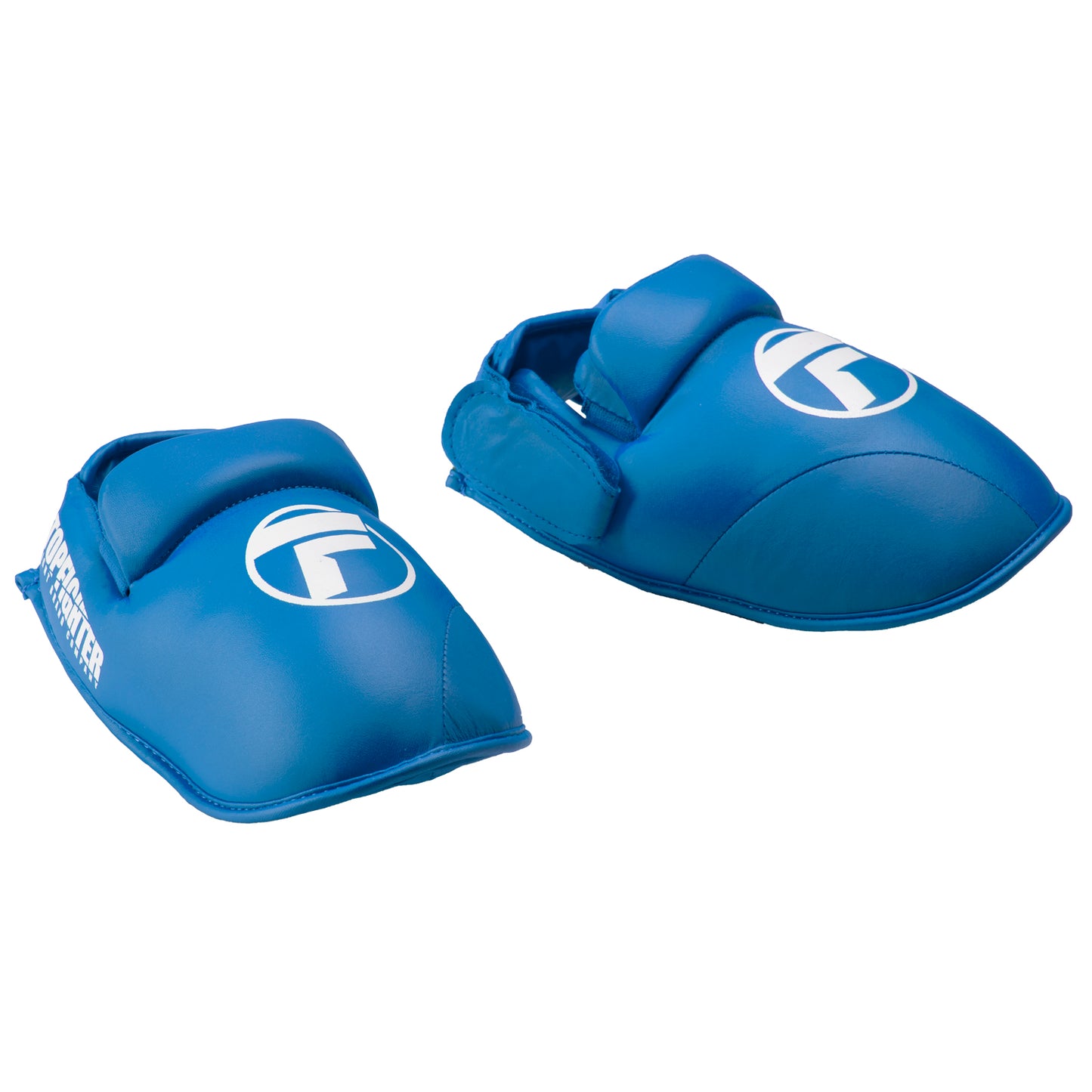 Topfighter Karate Shin & Instep Guards “Challenger” WKF Style • Blue