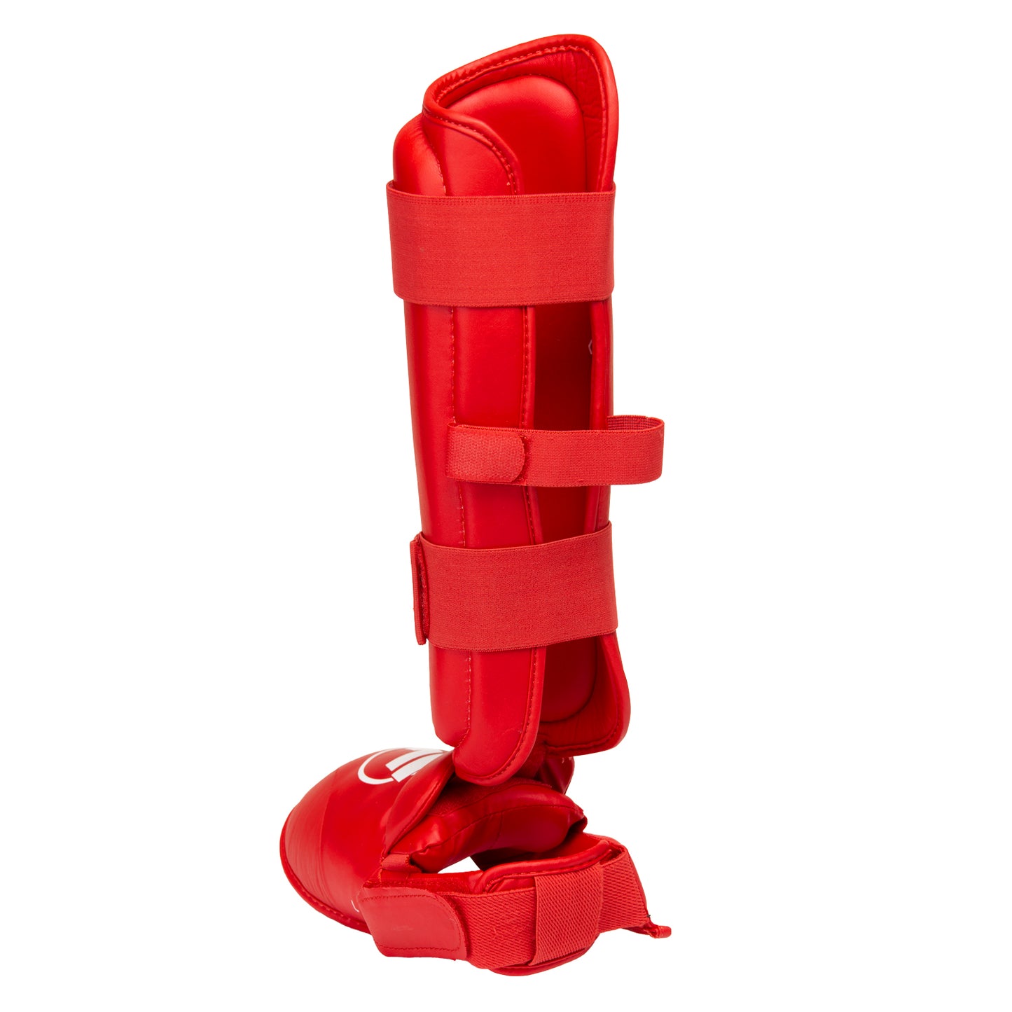 Topfighter Karate Shin & Instep Guards “Challenger” WKF Style • Red