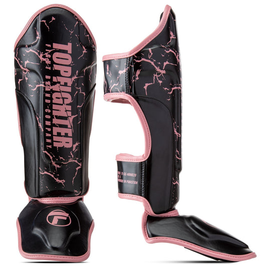 Topfighter Shin Guards Nano 2.0 Kids • Black/Pink