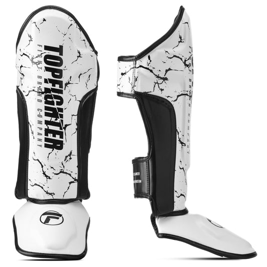Topfighter Shin Guards Nano 2.0 Kids • White/Black