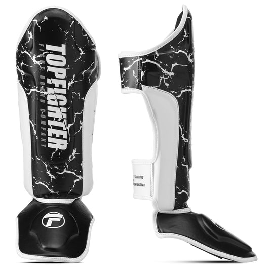 Topfighter Shin Guards Nano 2.0 Kids • Black/White