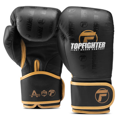 Topfighter Boxing Gloves Atlas • Black/Gold