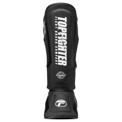 Topfighter Shin Guards "Pro MX2" • Black/White