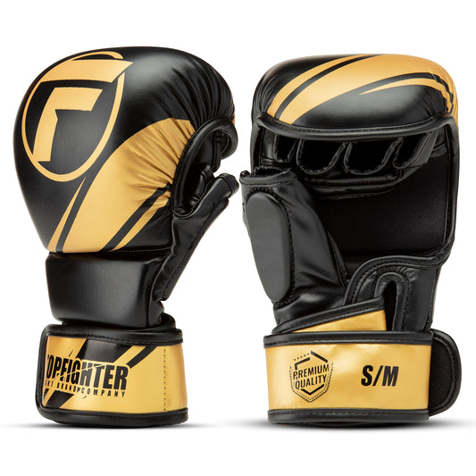 Topfighter MMA Sparring Gloves Endurance • Black/Gold