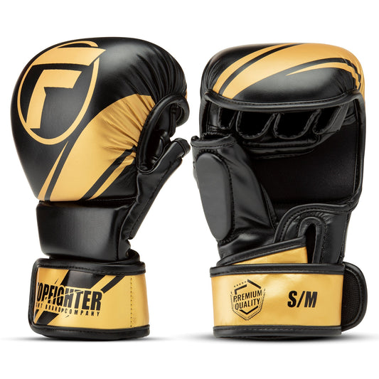 Topfighter MMA Sparring Handschoenen Endurance • Zwart/Goud