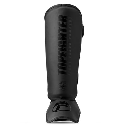 Topfighter Scheenbescherming "Hybrid 3.0" • Zwart/Zwart