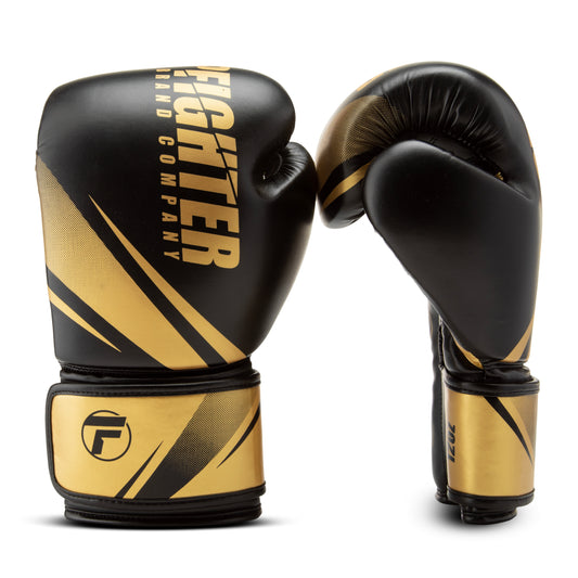 Topfighter Boxing Gloves Endurance • Black/Gold