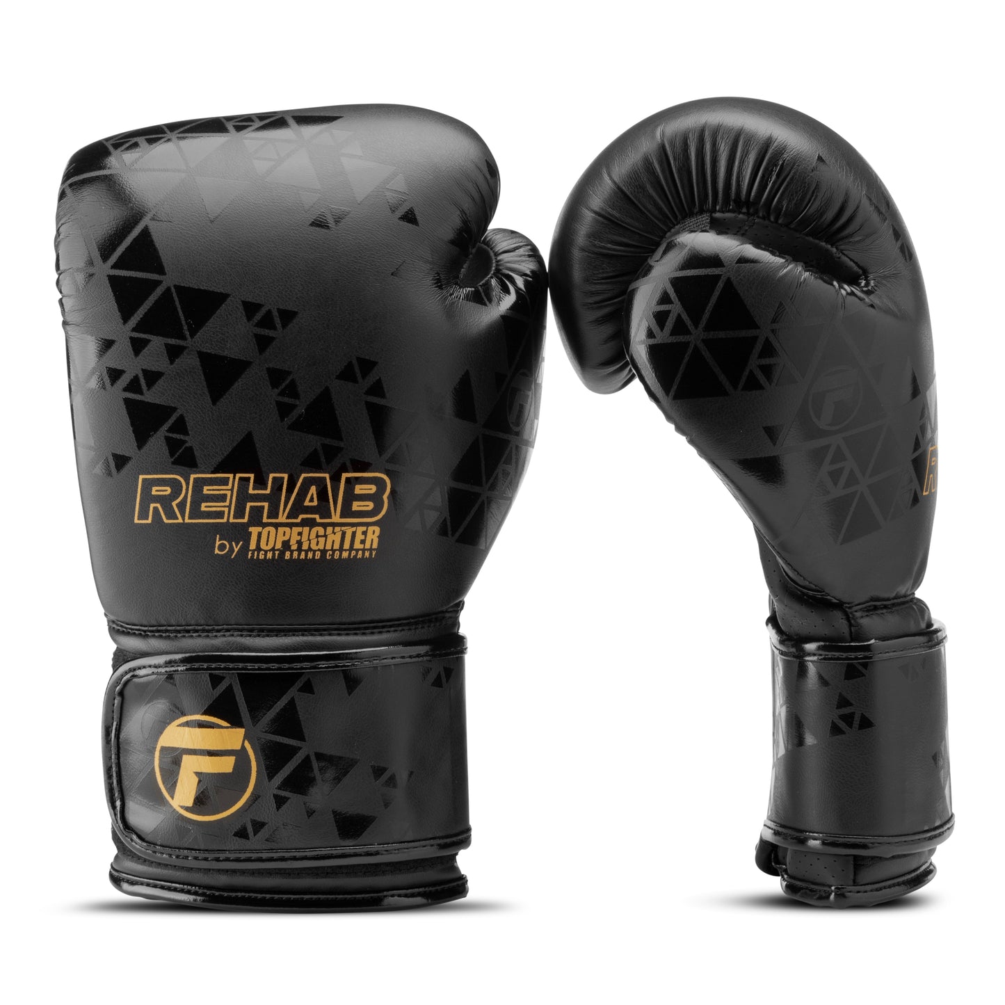 Topfighter Bokshandschoenen Rehab • Zwart/Goud