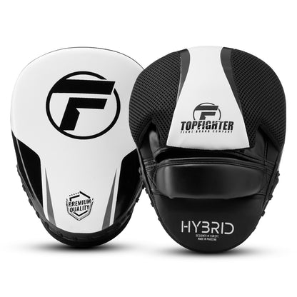 Topfighter Focus Mitts Hybrid 2.0 • White/Black