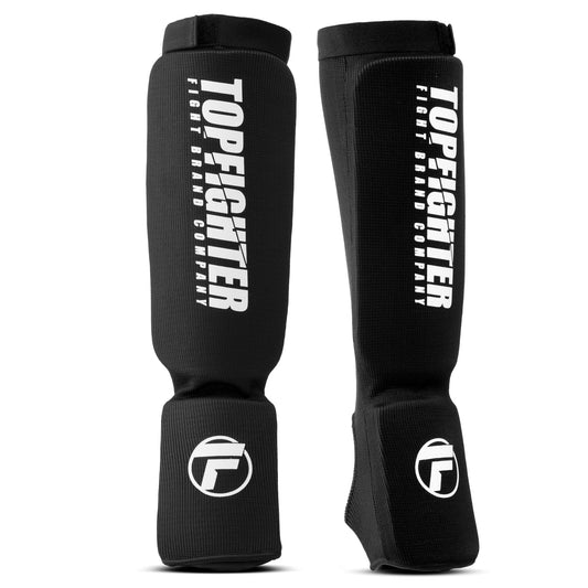 Topfighter Scheenbescherming Kontact • Zwart/Wit