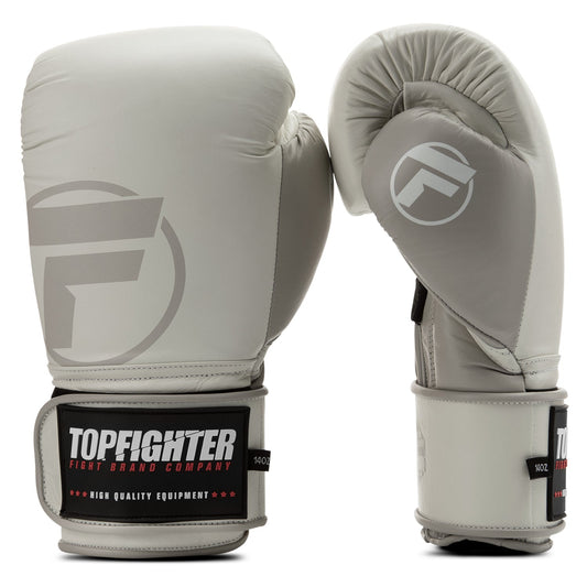 Topfighter Bokshandschoenen Heavy Shock • Wit/Grijs