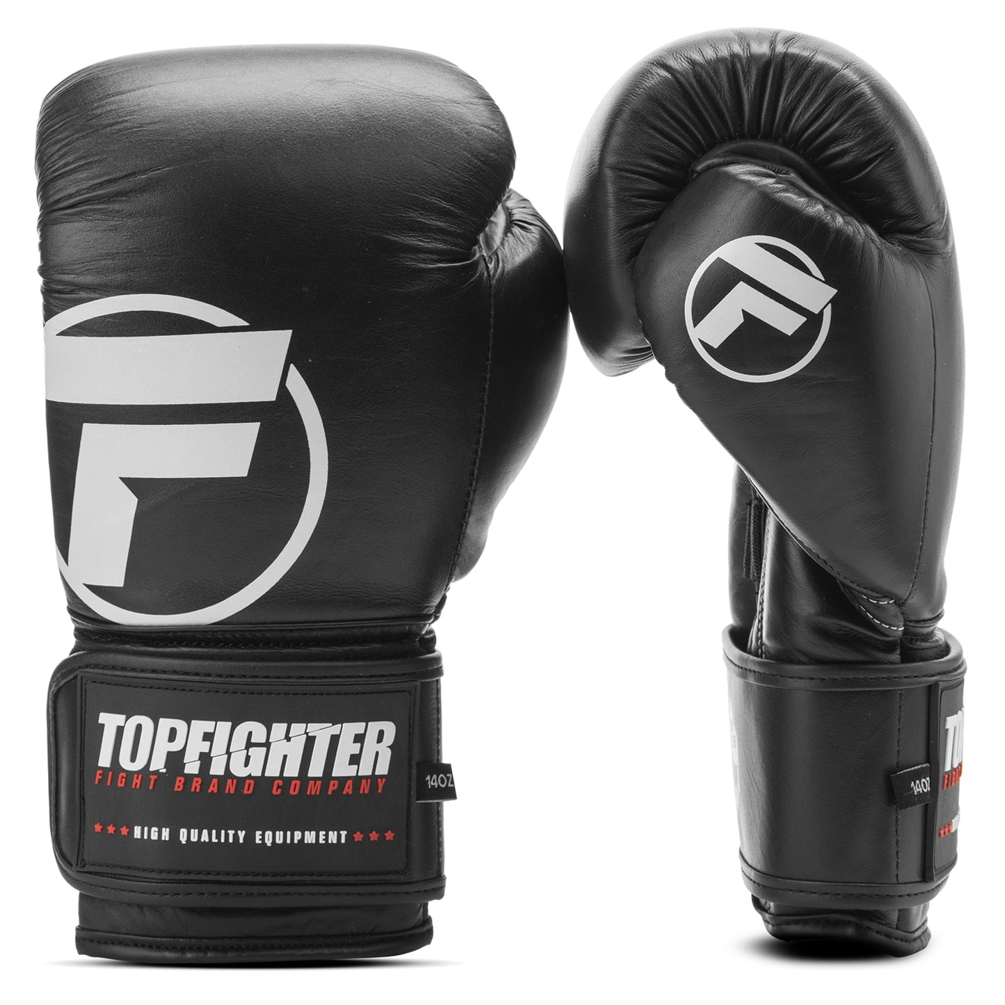 Topfighter Boxhandschuhe Heavy Shock • Schwarz/Weiß