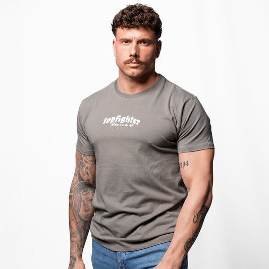 Topfighter "Bring it to the dojo" T-Shirt • Grijs