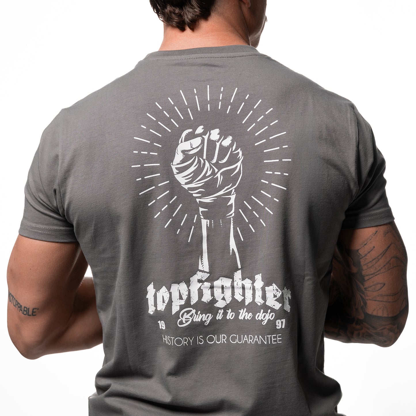 Topfighter "Bring it to the dojo" T-Shirt • Grey