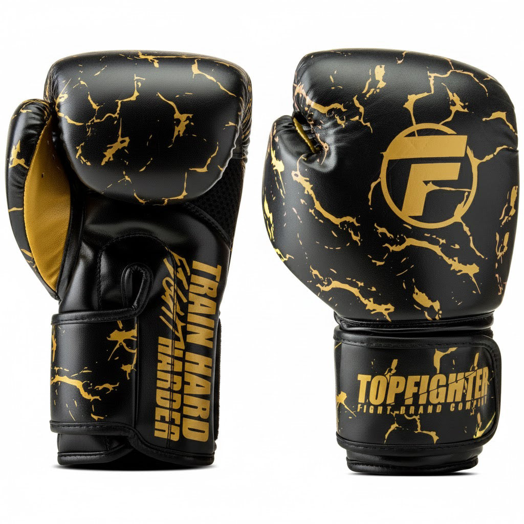 Topfighter Bokshandschoenen Nano 2.0 • Zwart/Goud