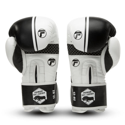 Topfighter Boxhandschuhe Premium • Schwarz/Weiß