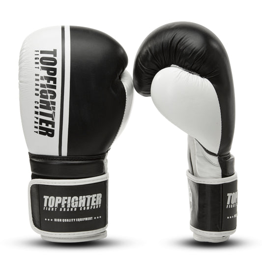 Topfighter Boxhandschuhe Premium • Schwarz/Weiß