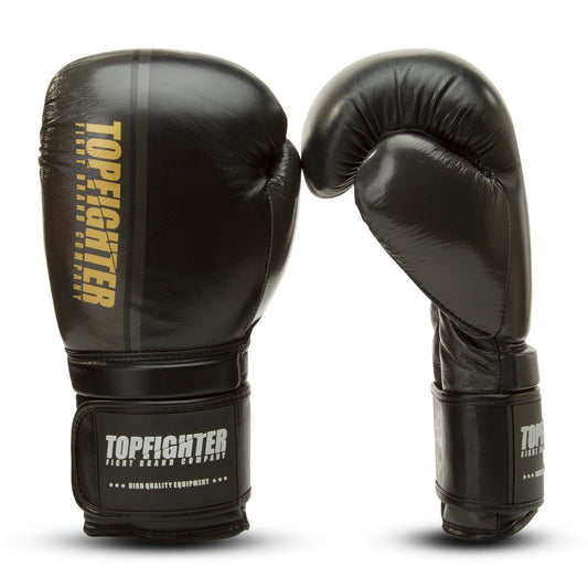 Topfighter Bokshandschoenen Premium • Zwart/Grijs/Goud