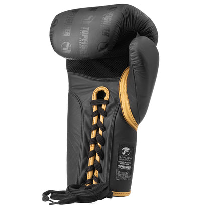 Topfighter Bokshandschoenen "Atlas" Veters • Zwart/Goud