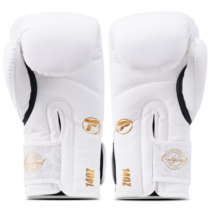 Topfighter Bokshandschoenen Hybrid 3.0 • Wit/Goud