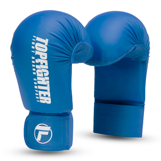 Topfighter Karate Gloves “Challenger” WKF Style • Blue