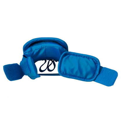 Topfighter Karate Shin & Instep Guards “Challenger” WKF Style • Blue