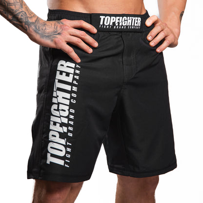 Topfighter Fight Shorts Tactical 2.0 • Black/White