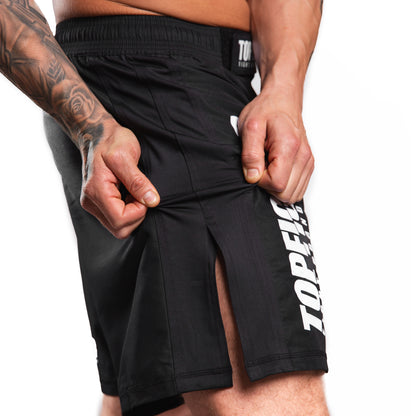 Topfighter Fight Shorts Tactical 2.0 • Black/White