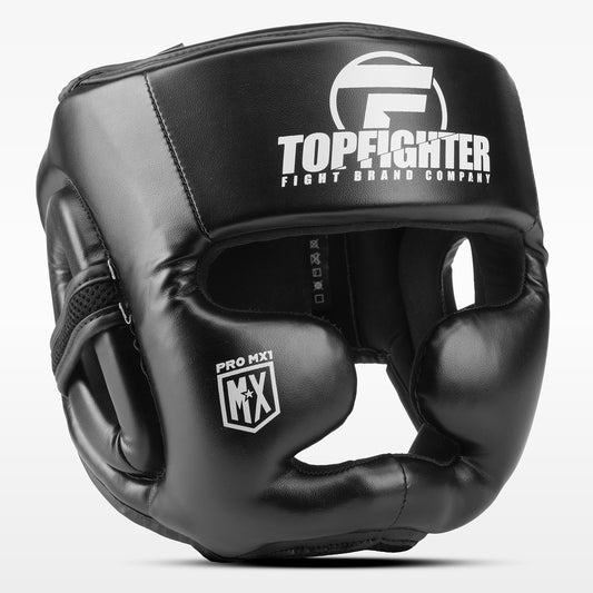 Topfighter Hoofdbescherming Pro MX1 • Zwart/Wit