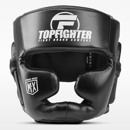 Topfighter Hoofdbescherming Pro MX1 • Zwart/Wit