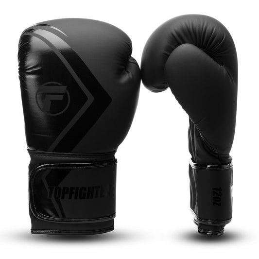 Topfighter Bokshandschoenen Hybrid 2.0 • Zwart/Zwart