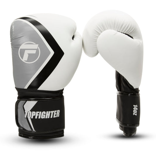 Topfighter Bokshandschoenen Hybrid 2.0 • Wit/Zwart
