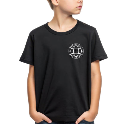 Topfighter Kids "Worldwide Fight Family" T-Shirt • Black/White